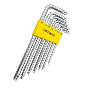 JG DE CHAVE TORX 7PCS C/ FURO