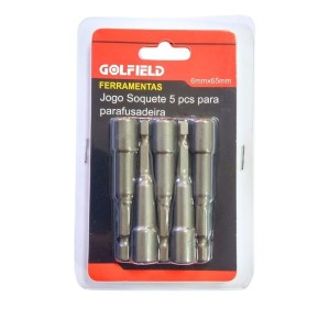 JOGO DE SOQUETE MAGNÉTICO 13MM X 65MM