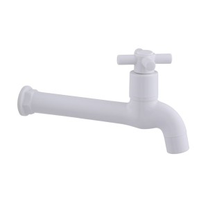 torneira tanque longa branca